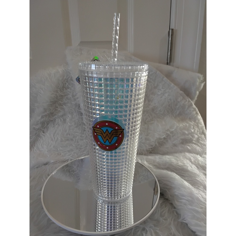 Wonder Woman 20 oz Insulated Tumbler Cup with Straw